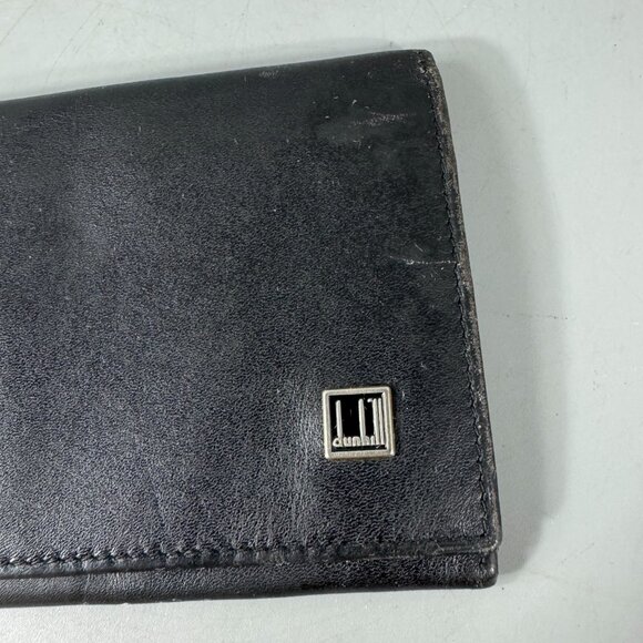 Authentic Dunhill Black Leahter Slim Long Wallet - Picture 3 of 14